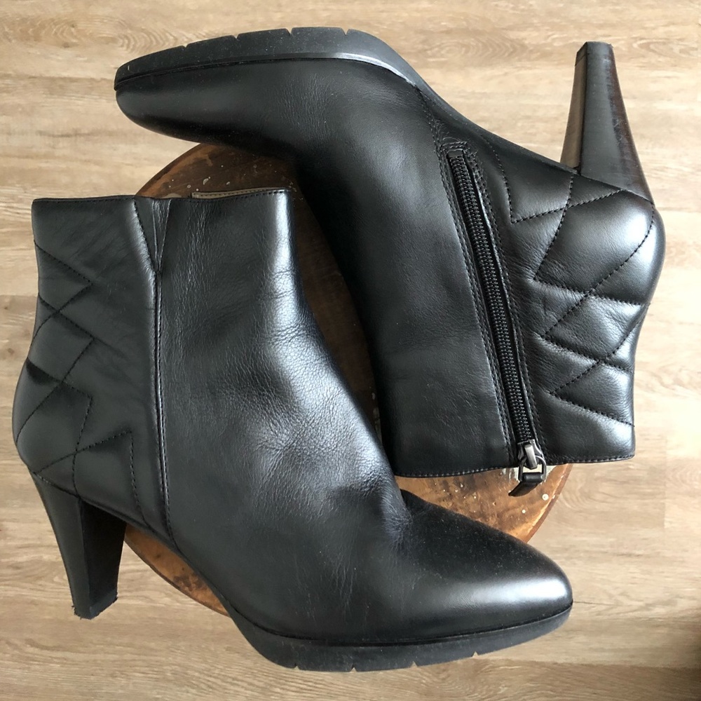 Genuine Leather Boots in Black by Ecco - Picture 7 of 8